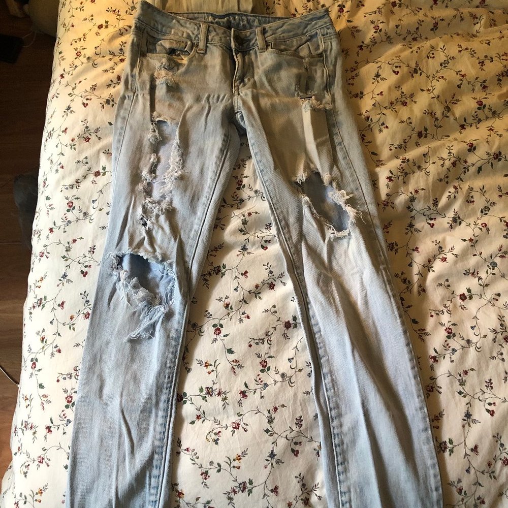 Ripped Denim Jeans